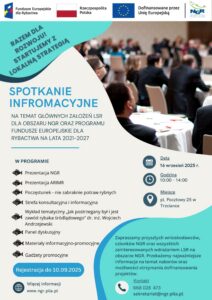 Razem dla rozwoju! Startujemy z lokalną strategią – spotkanie informacyjne