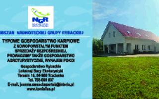 Gospodarstwa rybackie na obszarze NGR