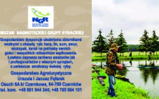 Gospodarstwa rybackie na obszarze NGR