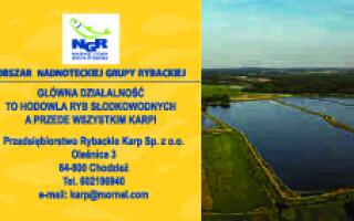 Gospodarstwa rybackie na obszarze NGR