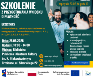 Kampania na temat zasad realizacji i rozliczania projektów oraz przygotowania WoP – zaproszenie na szkolenie