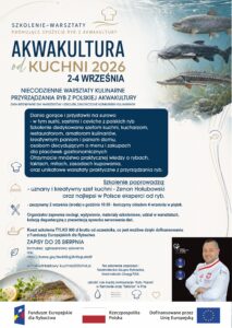 „Akwakultura od KUCHNI 2026” – zaproszenie na szkolenie – warsztaty