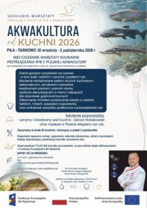 „Akwakultura od KUCHNI 2026” – zmiana terminu